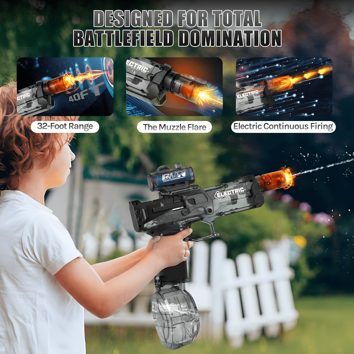Ice Mouse Electric Water Gun 2025