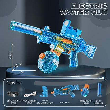 High-Capacity Electric WaterGun 2025 with Nightlight Mode
