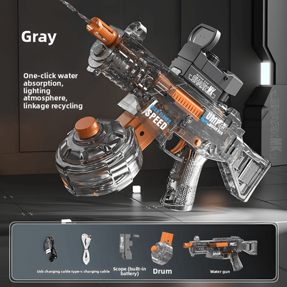 High-Capacity Electric WaterGun 2025 with Nightlight Mode