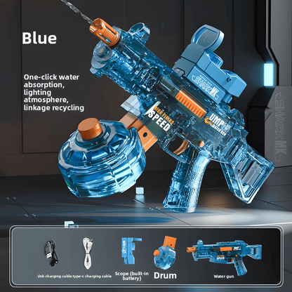 High-Capacity Electric WaterGun 2025 with Nightlight Mode