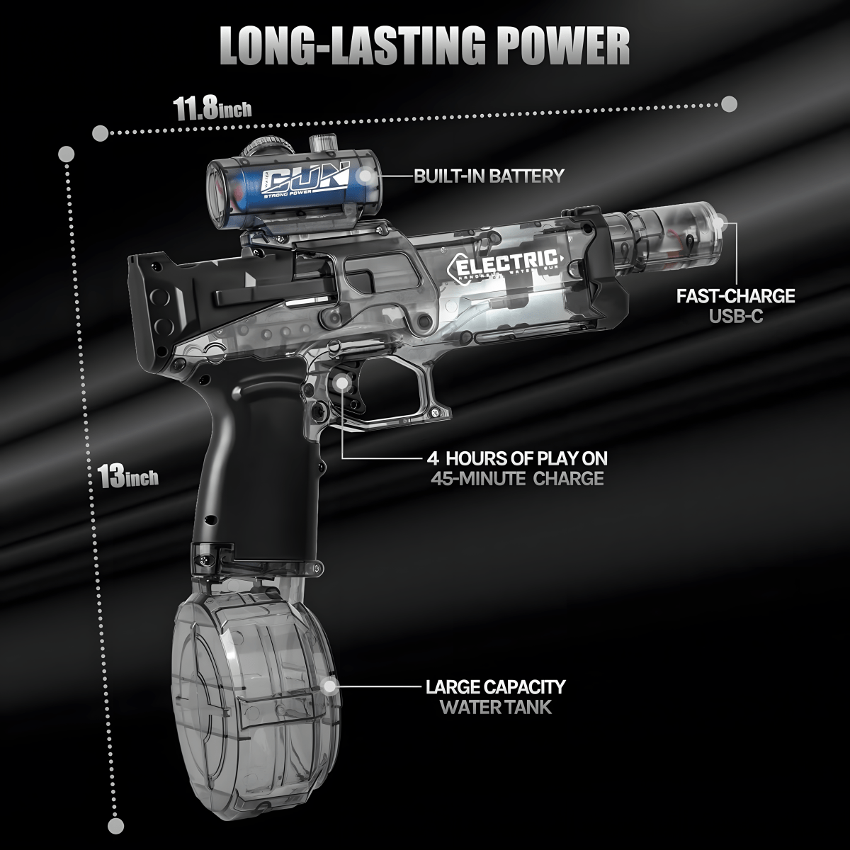 Ice Mouse Electric Water Gun 2025