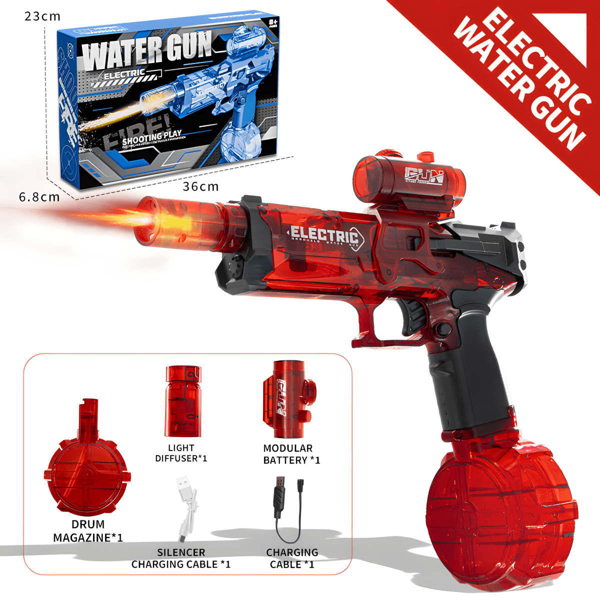 Ice Mouse Electric Water Gun 2025