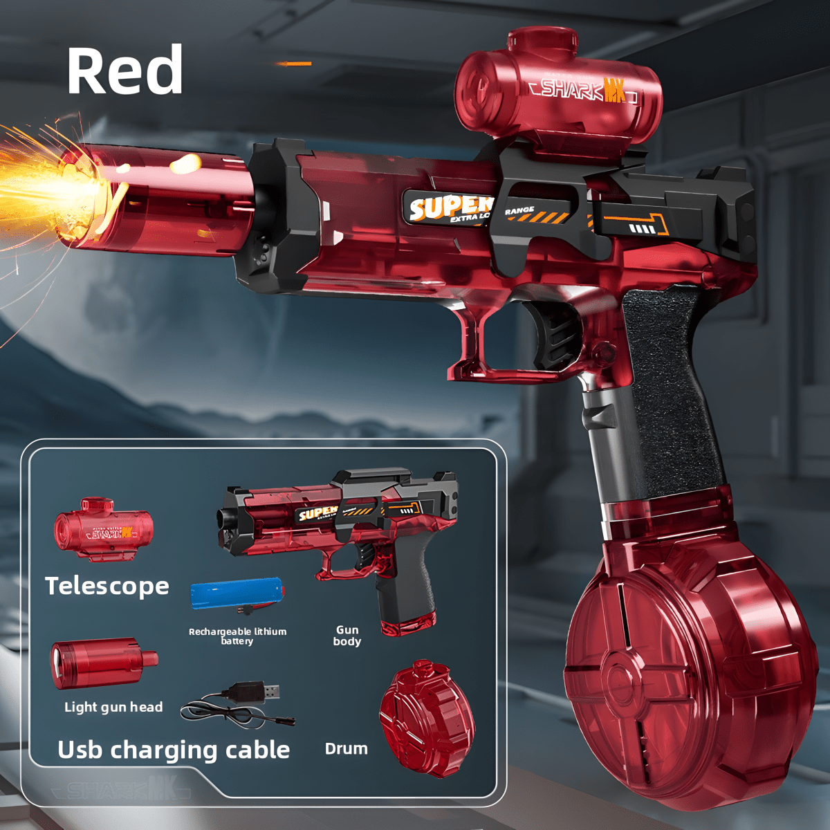 Ice Mouse Electric Water Gun Pistol