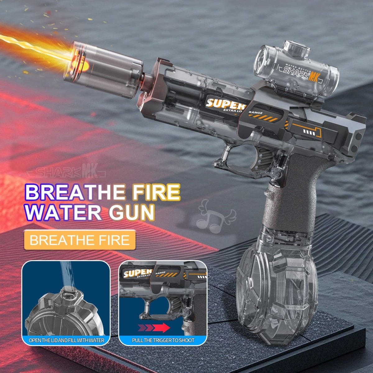 Ice Mouse Electric Water Gun Pistol